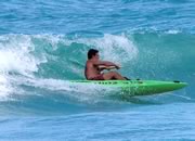 Kayak Dave Surf Kayaking in Florida waves